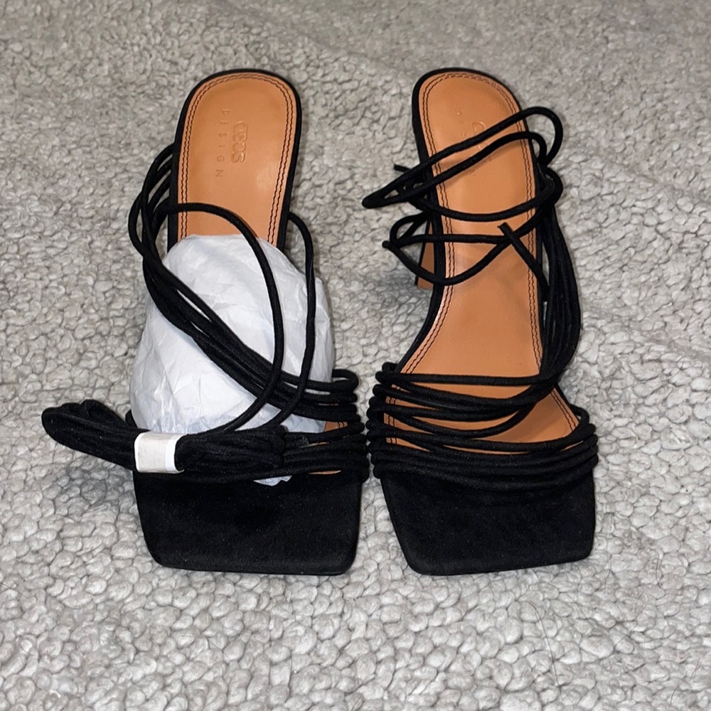 ASOS tie up heels
